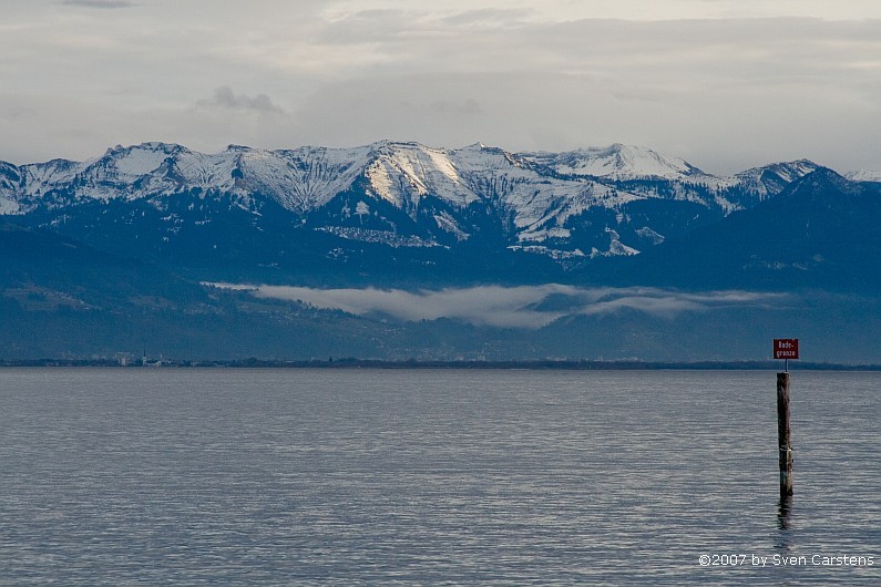 Blick auf die Berge